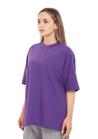 Butterfly Oversized printed Purple T-shirt for Her