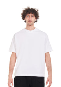 Stay Brave tee Oversized printed White T-shirt .