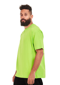 Unique Oversized printed Green apple T-shirt .