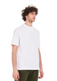Signature Face Oversized printed White  T-shirt .