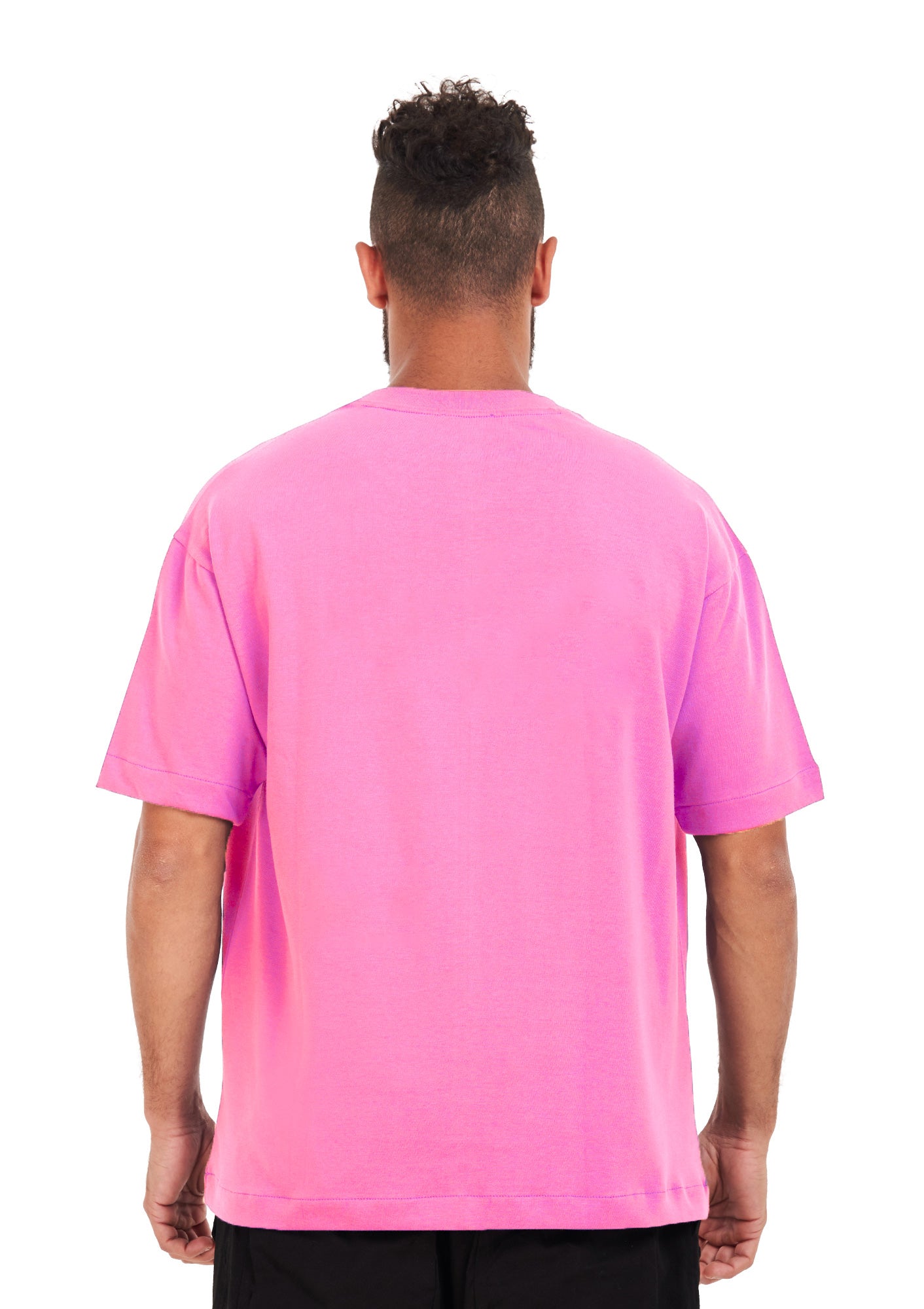 Oversized plain Pink T-shirt .