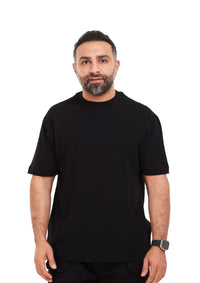 Oversized plain Black T-shirt .