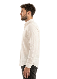 WHITE LINEN SHIRT