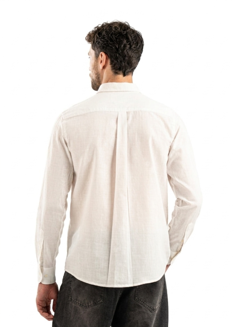 WHITE LINEN SHIRT