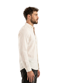 WHITE LINEN SHIRT