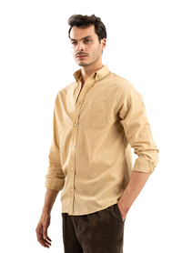 BEIGE LINEN SHIRT