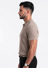 BEIGE POLO SHIRT