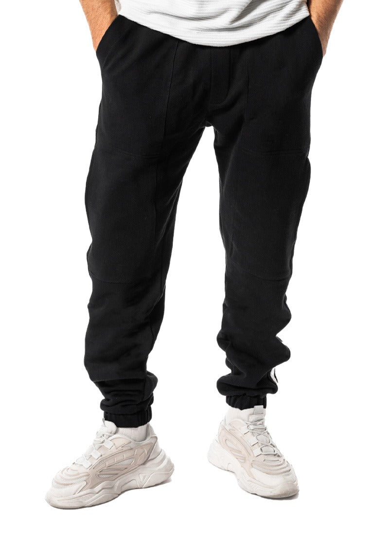 Black sweatpants cotton