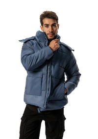 Navy BUMP WATER PROOF JACKET