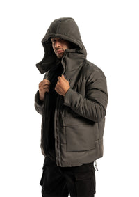 D-GRAY PUFFER  WATER PROOF JACKET