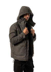 D-GRAY PUFFER  WATER PROOF JACKET