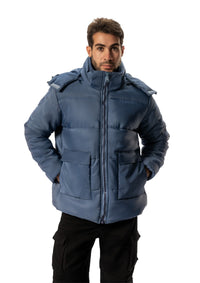 Navy BUMP WATER PROOF JACKET