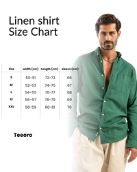 GREEN LINEN SHIRT