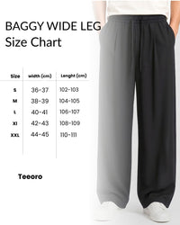 BLACK BAGGY WIDE LEG
