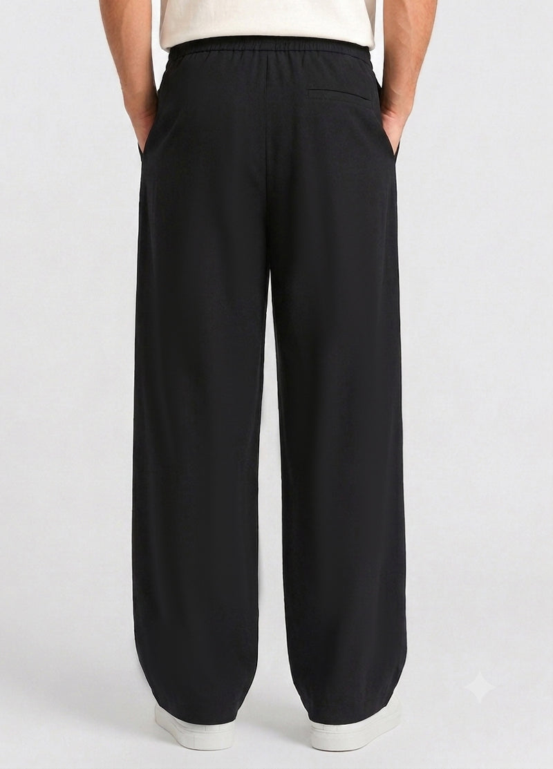 BLACK BAGGY WIDE LEG