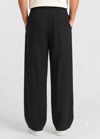 BLACK BAGGY WIDE LEG