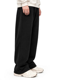 BLACK MELTON WIDE LEG