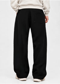BLACK MELTON WIDE LEG