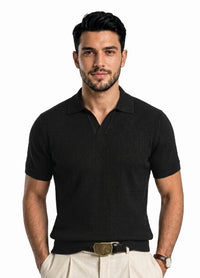 BLACK POLO SHIRT