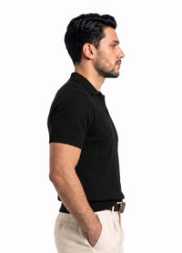 BLACK POLO SHIRT