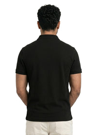 THE BLACK BUTTONED POLO SHIRT