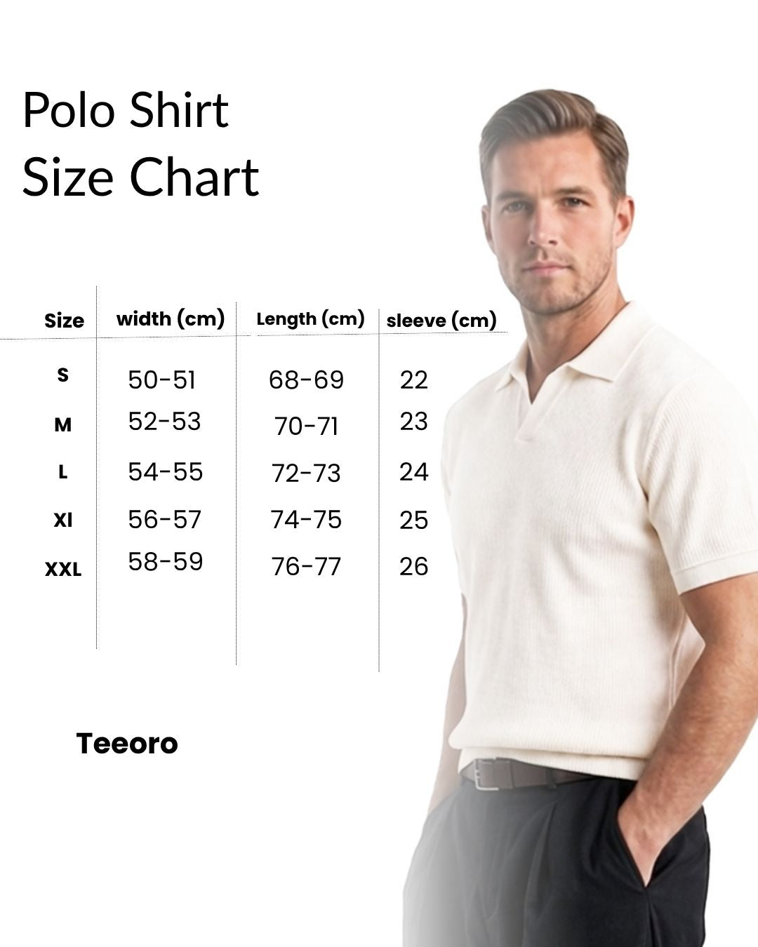 OFF WHITE POLO SHIRT