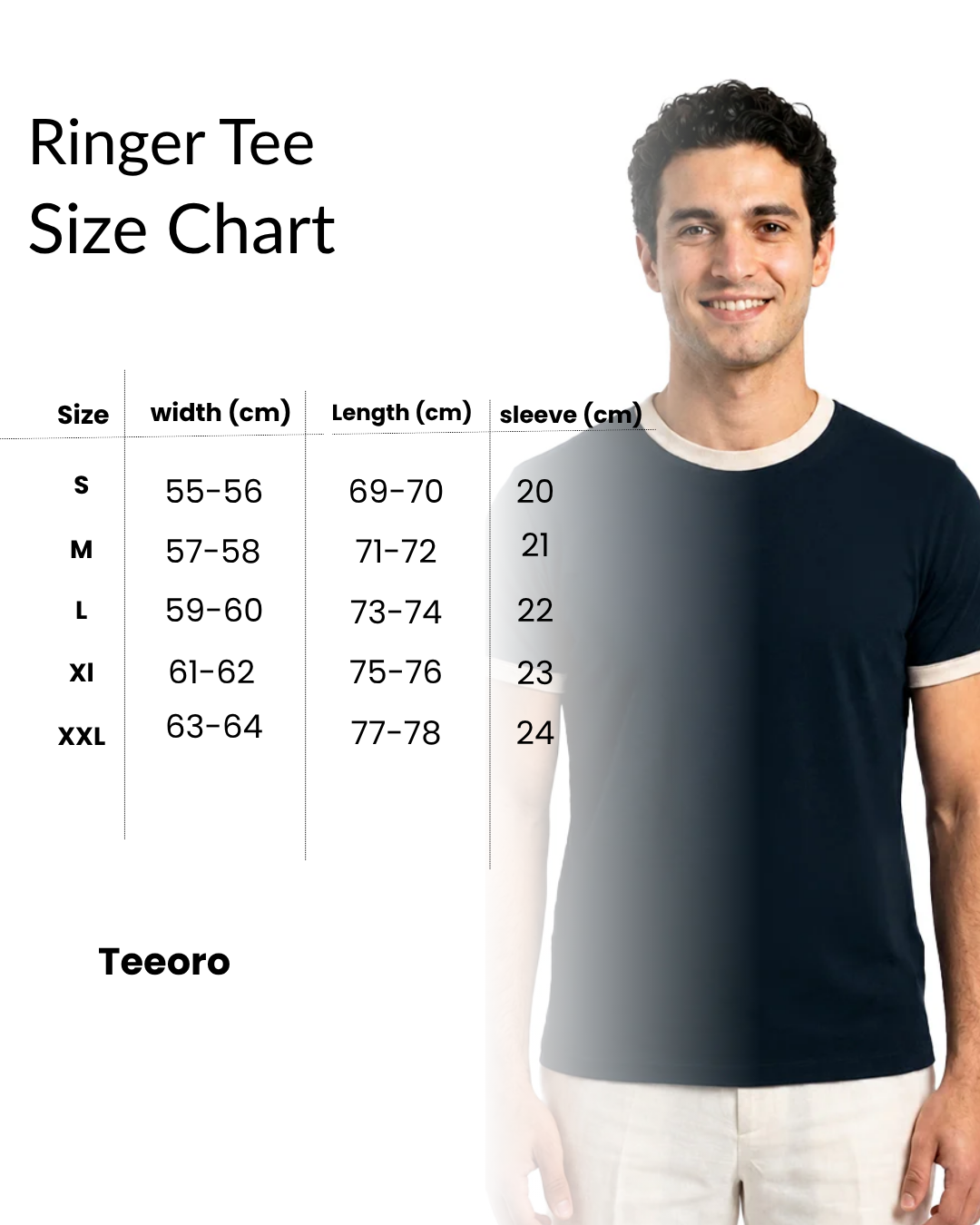 PETROL BLUE RINGER TEE