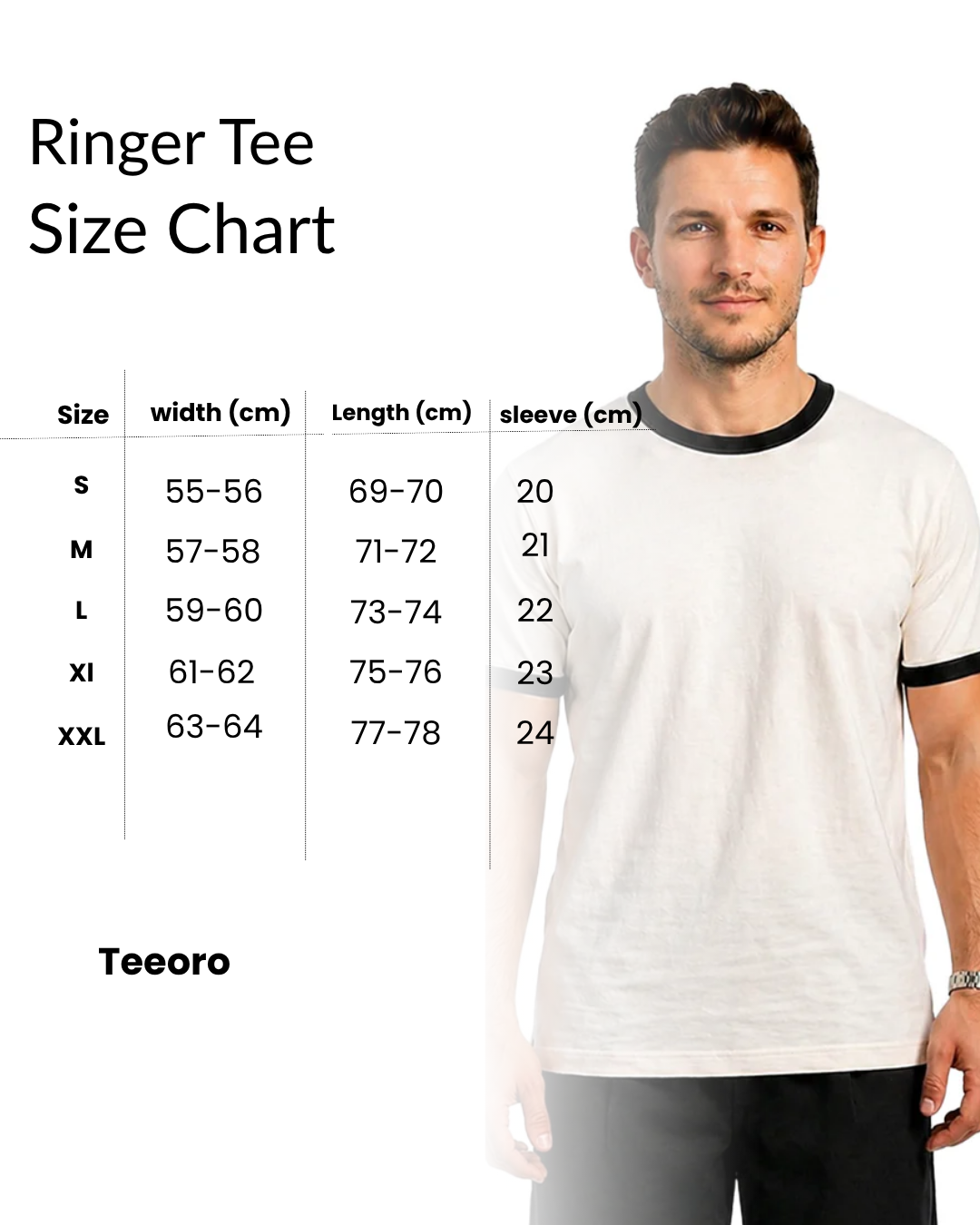 OFF WHITE RINGER TEE