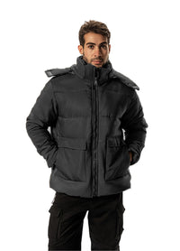 D-GRAY PUFFER  WATER PROOF JACKET
