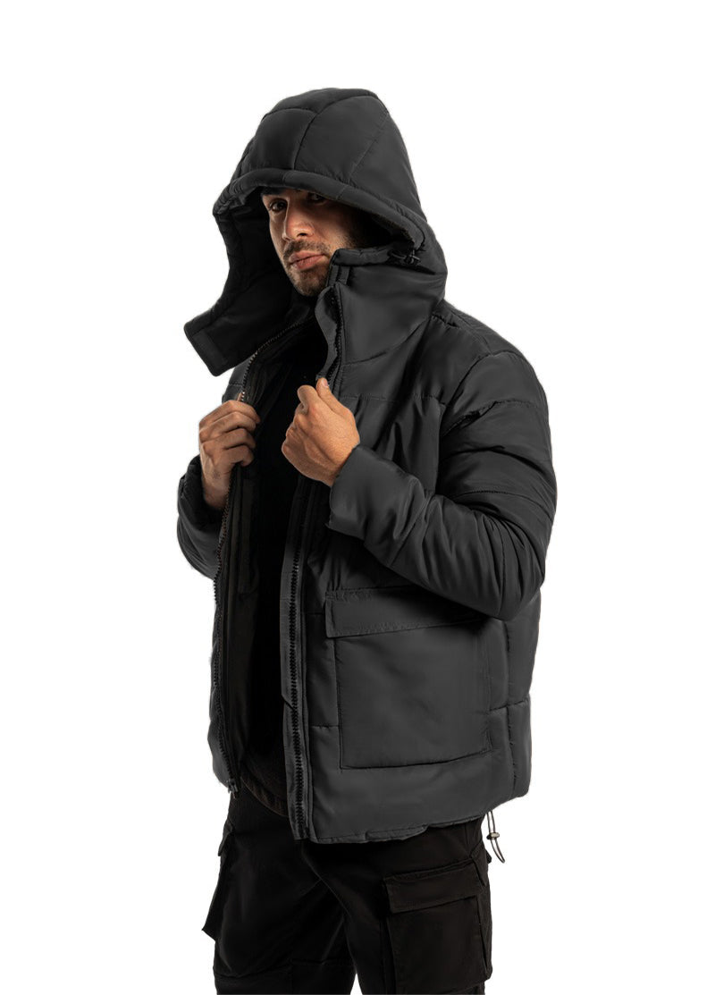 D-GRAY PUFFER  WATER PROOF JACKET