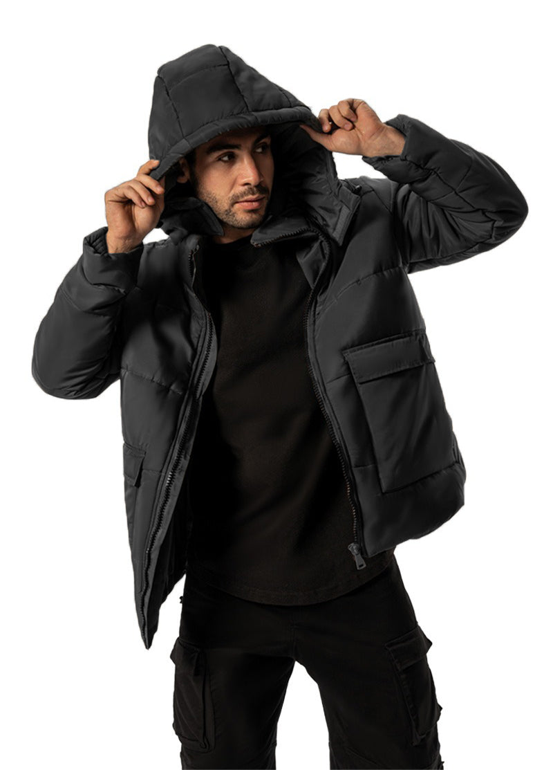 D-GRAY PUFFER  WATER PROOF JACKET
