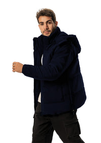 D-BLUE PUFFER WATER PROOF JACKET