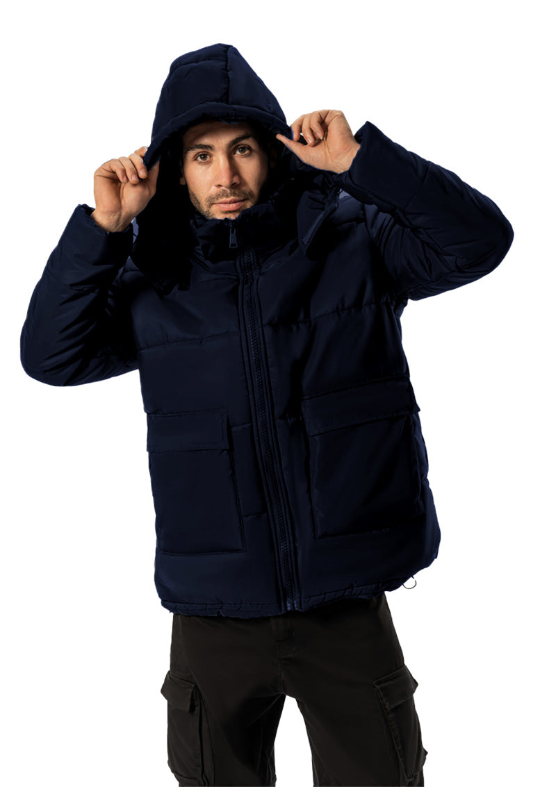 D-BLUE PUFFER WATER PROOF JACKET