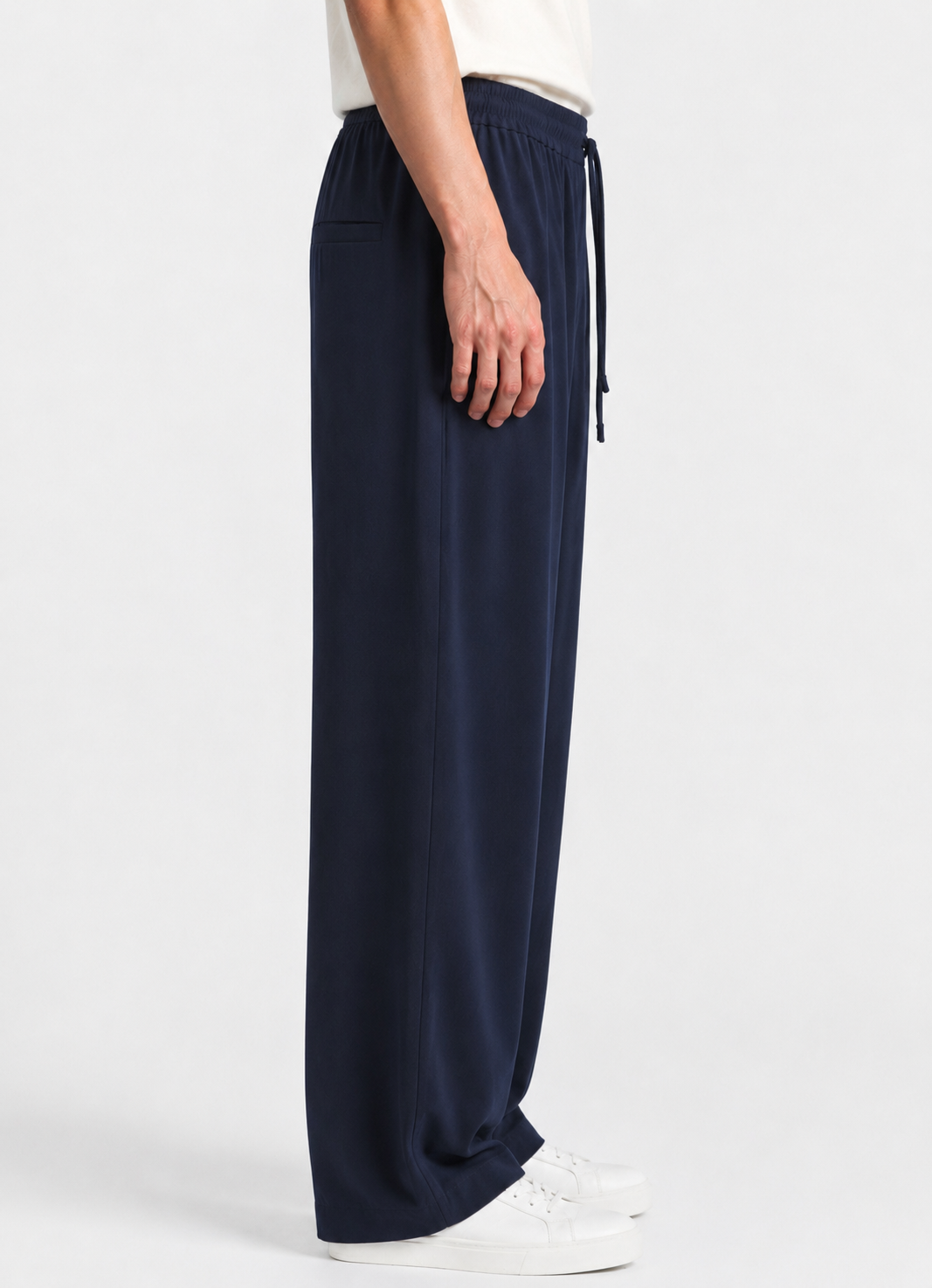 NAVY BAGGY WIDE LEG