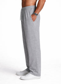GRAY RELAXED FIT WIDE LEG