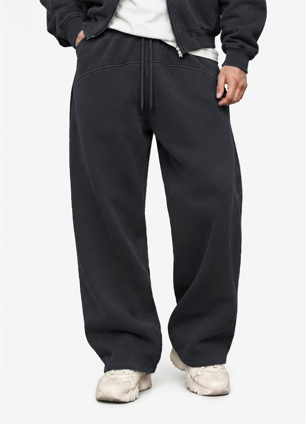 GREY MELTON WIDE LEG