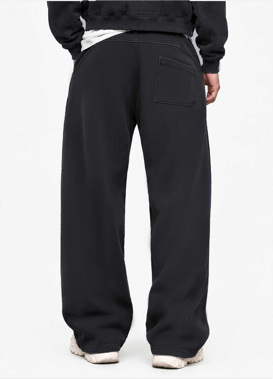 GREY MELTON WIDE LEG