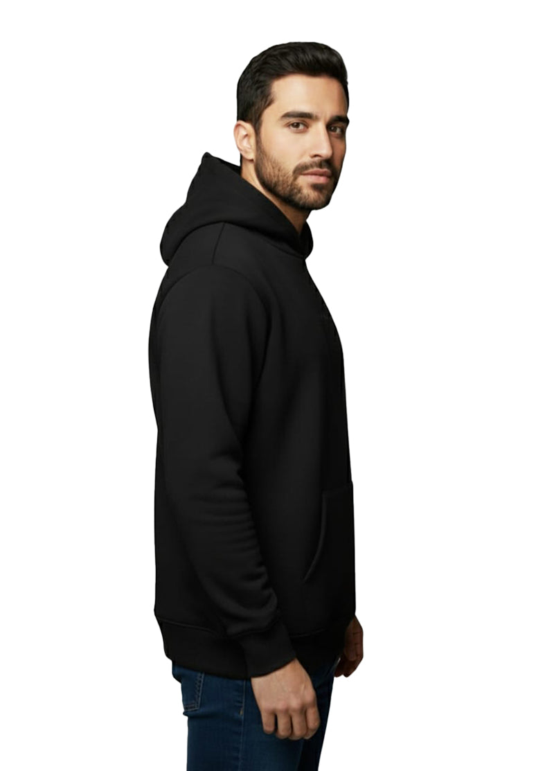 Black Hooded Sweat Shirt