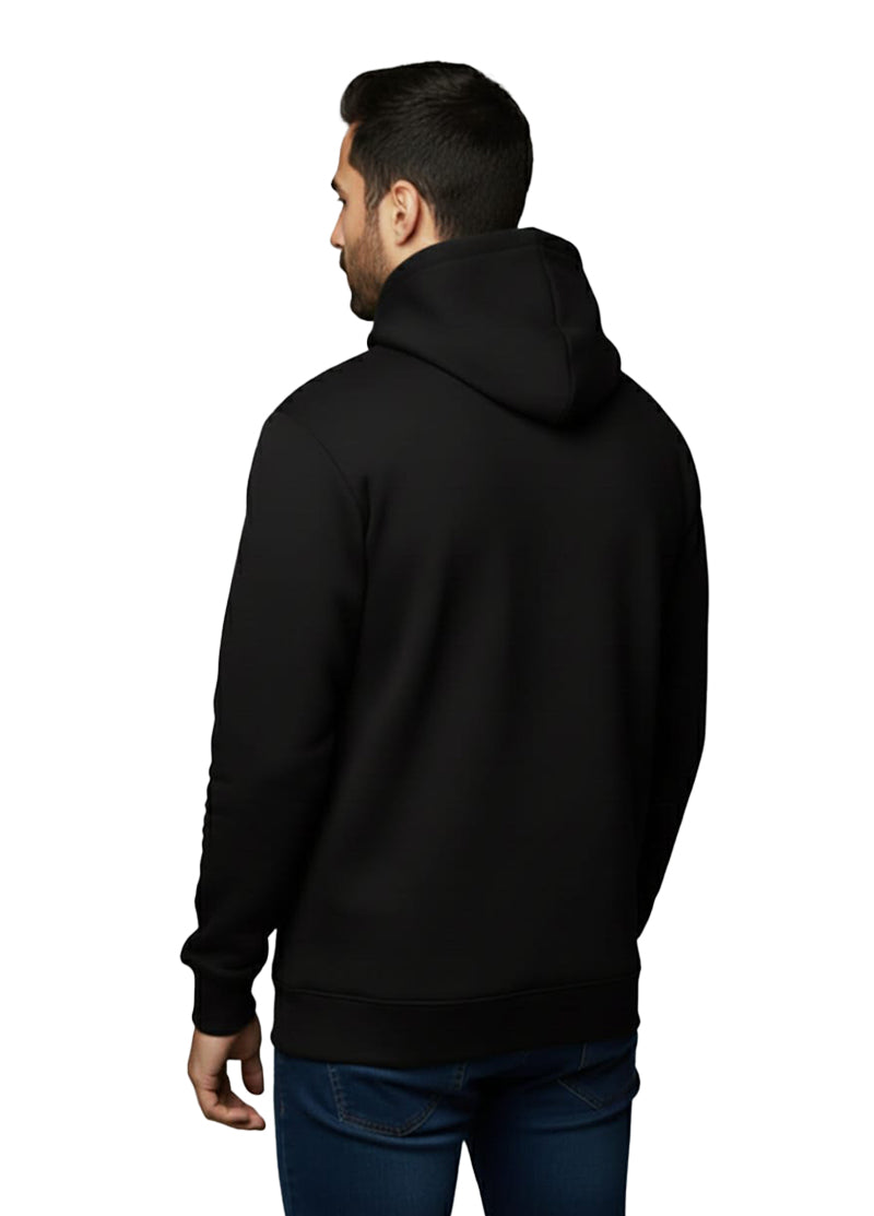 Black Hooded Sweat Shirt