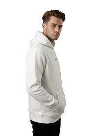 Off White Hooded Sweat Shirt