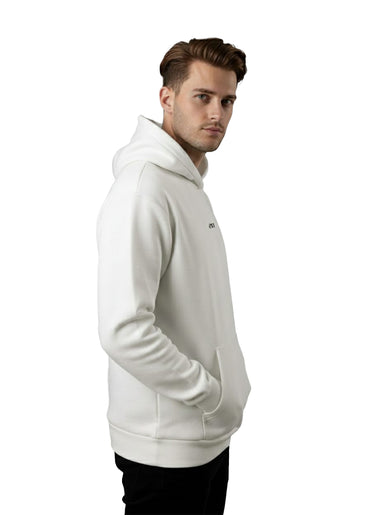 Off White Hooded Sweat Shirt