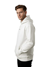 Off White Hooded Sweat Shirt