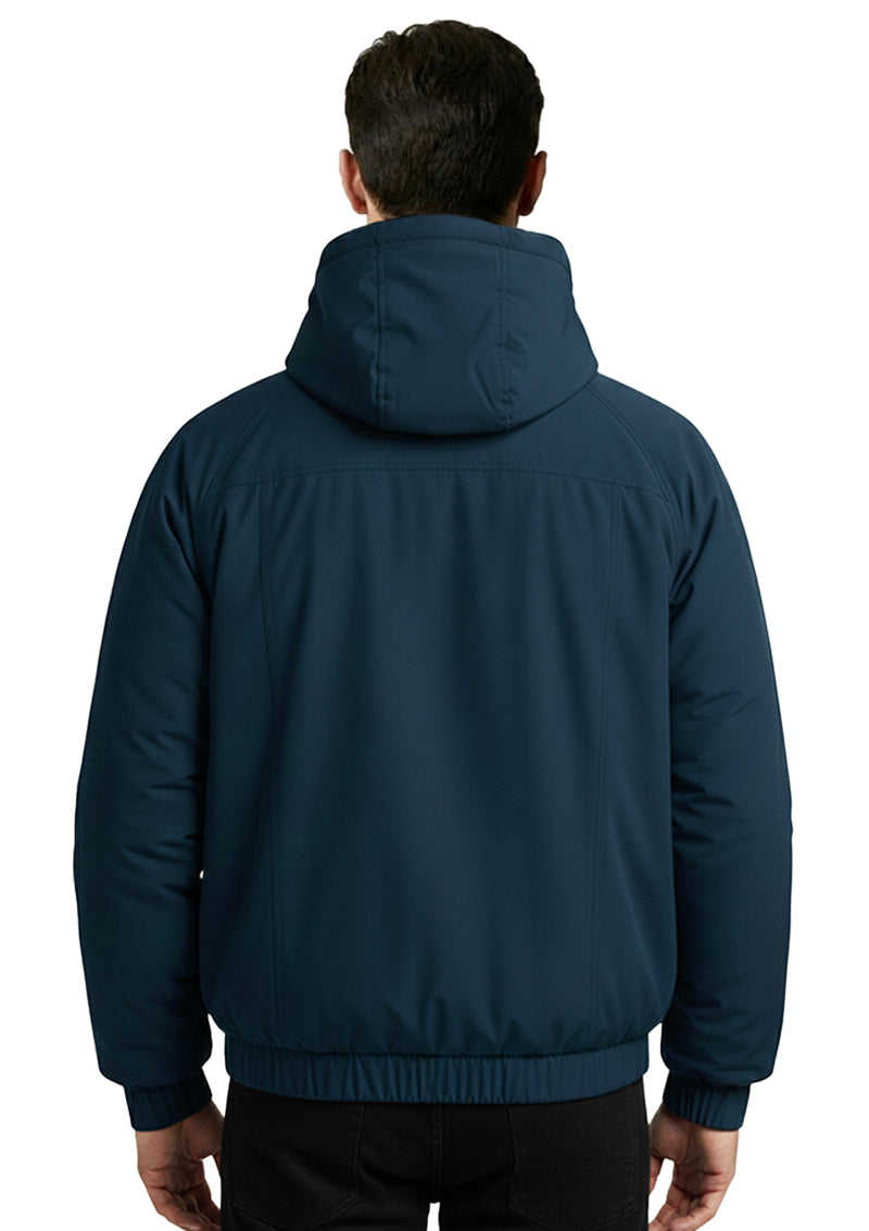 Petrol Oversized Cropped Jacket