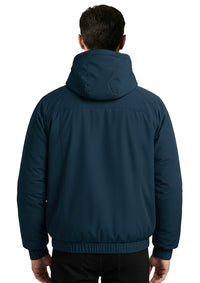 Petrol Oversized Cropped Jacket