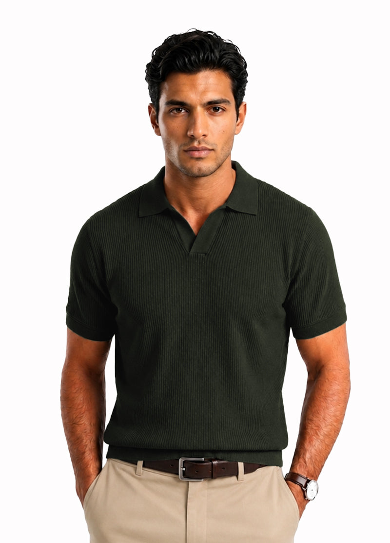 GREEN OLIVE POLO SHIRT