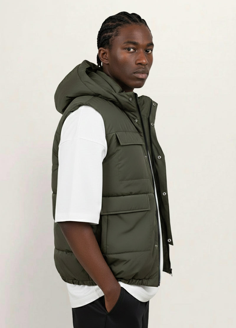 Olive Vest Waterproof