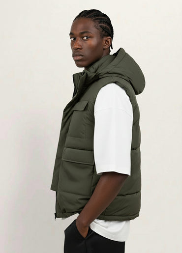 Olive Vest Waterproof