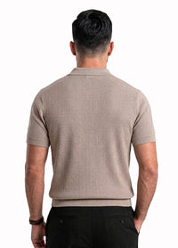 BEIGE POLO SHIRT