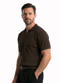 BROWN POLO SHIRT