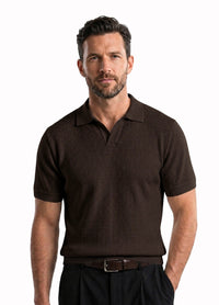 BROWN POLO SHIRT